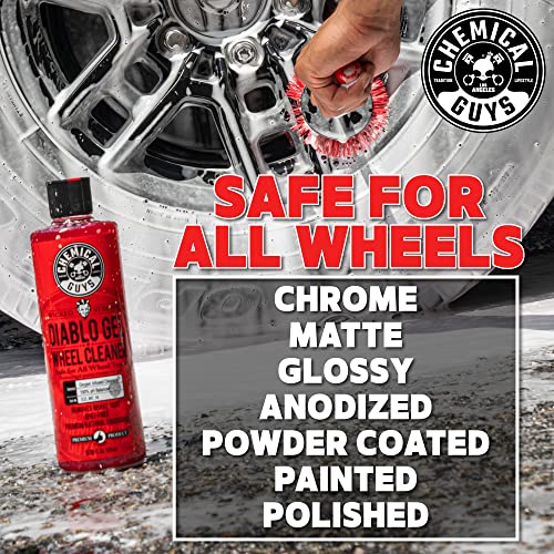 Chemical Guys Complete Wheel, Rim and Tire Care Kit, Foaming Cleaner, Tire Dressing, Wheel Sealant, Detailing Brushes, Microfiber Towels for Cars, Trucks and SUVs, 10-Piece Set