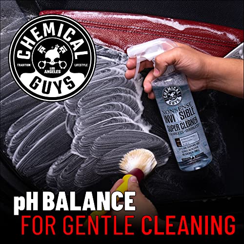 Chemical Guys Nonsense Colorless & Odorless All Surface Cleaner - Interior Cleaner, Safe for Vinyl, Rubber, Plastic, Carpet, and Upholstery, pH Balanced, Residue-Free, Unscented, 1 Gallon (128 fl oz) - style: Nonsense 128 oz