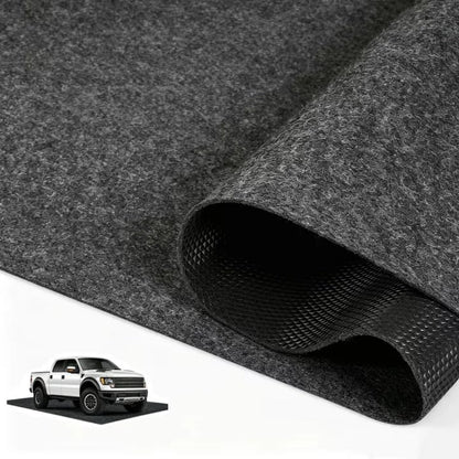 Towallmark Garage Floor Mat 8.5' x 6.6', Thick Premium Felt with Waterproof Backing, Heavy Duty Oil Absorbent Non-Slip Mat Protects Garage Floor for Large SUV, MPV, Pickup Truck & RV - size: 6.6' x 8.5'