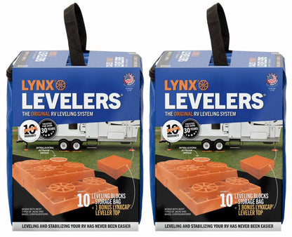 Lynx Levelers 22 Pack Including 2 Lynx Cap Leveler Tops - 00014 - size: 20 Pack