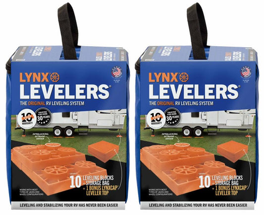 Lynx Levelers 22 Pack Including 2 Lynx Cap Leveler Tops - 00014 - size: 20 Pack
