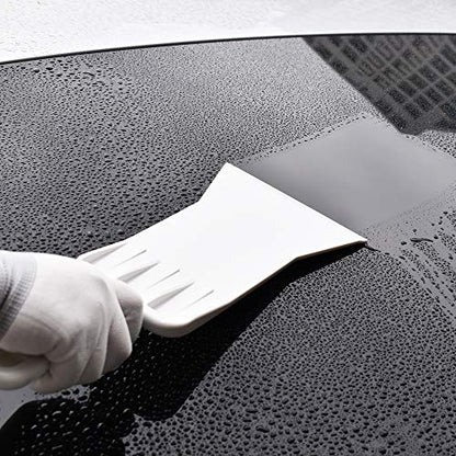 Window Tint Tools Bulldozer Squeegee Window Tint Squeegee Long Handle Reach 6" Inch Rubber Squeegee for Auto Window Tinting Car Glass Film Installation Vehicle Windshield Cleaning Water Remover