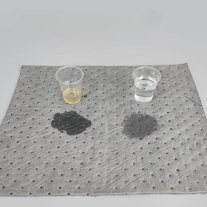 Universal Absorbent Roll | Oil Spill Absorbent Pads for Garage & Automotive | 150" L x 15" W Super Absorbent Mats | Oil Absorbing Sheets for Multi-Purpose Use