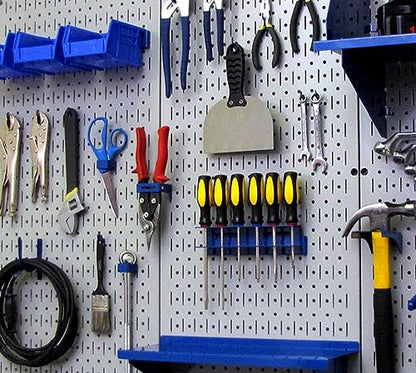 Wall Control 30-P-3232G Gray Metal Pegboard Pack - color: Gray