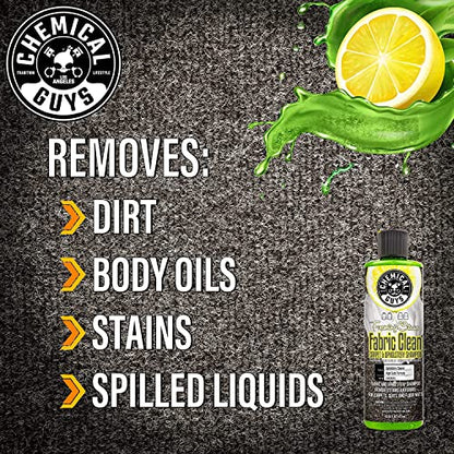 Chemical Guys, Foaming Citrus Fabric & Carpet Cleaner, Seats & Mats, 32 oz | High-foam cleaner lifts coffee, soda and food stains and odors from seats, carpet and floor mats, citrus scent - size: 32 Fl Oz (Pack of 1)