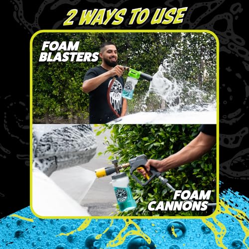 Chemical Guys, Snow Foam Pre Wash Car Wash Soap for Foam Cannons, 64 oz | High-suds snow foam pre-soak for foam cannons and foam guns; loosens dirt and grime before your contact wash. Dilutable. - size: 64 Fl Oz (Pack of 1)