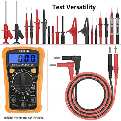 Whole Set Multimeter Test Lead Kits Set Essential Automotive Electronic Connectors Cables Hand Tool Battery Tester & Auto Diagnostic Tools