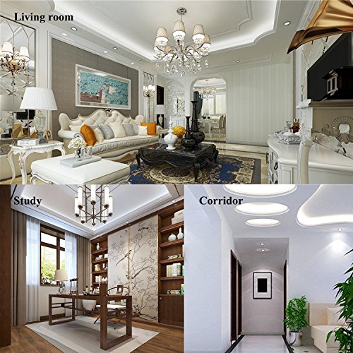 Daylight White LED Strip Lights, 12V16.4ft 300LEDS Flexible Tape Light for Hallway, Staircase, Bookshelf, Under Cabinet, Non Waterproof, Not Include Power Adapter - color: Daylight White Without Adapter