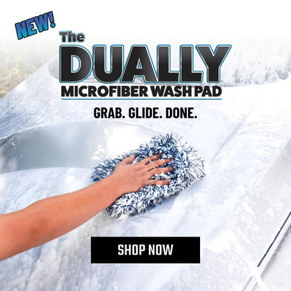 Chemical Guys, The Dually Dual-Surface Microfiber Car Wash & Drying Pad | Dual-surface pad scrubs and washes paint, glass, wheels and exterior, soft side for safe, scratch-free contact - size: 1 Pack, style: Wash Pad
