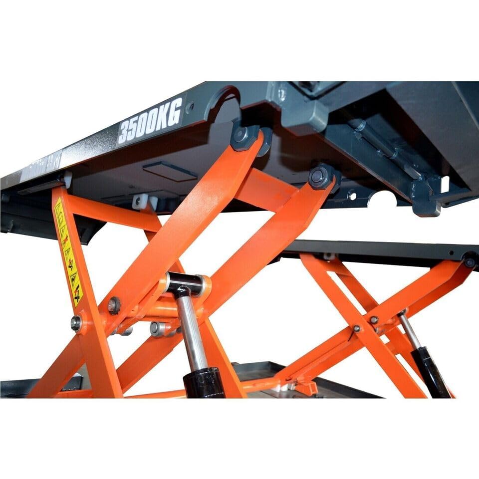 AK-X85110V Portable Car Lift Mid Rise Scissor Lift Electric Release with 8000Lbs Lifting Capacity 40" Max Lift Height for Hydraulic Vehicle Lift, Auto Lift for Low-Profile Cars, SUVs, Trucks