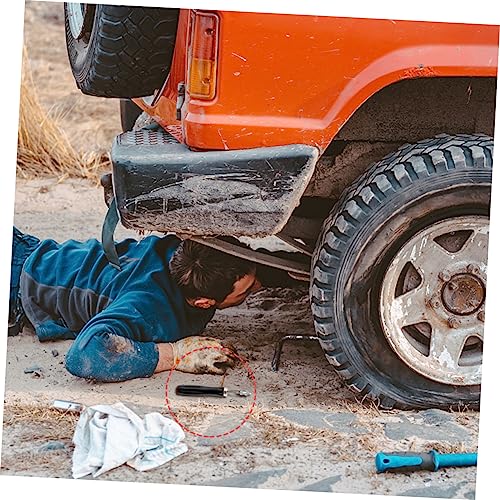 Tire Patch Roller Tool Car Tire Compaction Roller Auto Tire Repair Kit High Wear Resistance Black Handle - color: As Shown