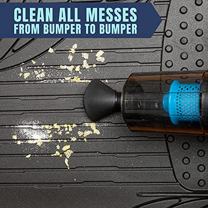 Neiko Portable Wet Dry Car Vacuum, High Power, Small Vacuum for Vehicle Detailing, 12V DC Power, Best for Automotive or Boat