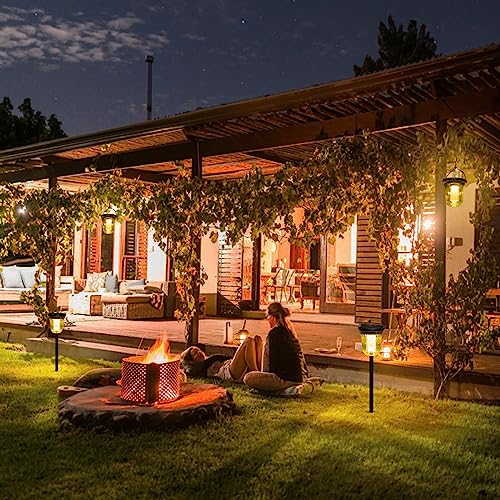 Solar Lights Outside Waterproof, 6 Pack 200 Lumens Super Bright Solar Pathway Lights Outdoor Waterproof with 2 Lighting Modes, Auto On/Off Outdoor Solar Lights for Yard, Walkway, Lawn - size: 6 Pack-200 Lumen