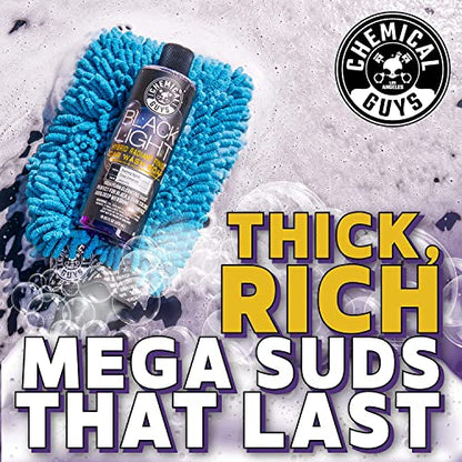 Chemical Guys Black Light Hybrid Radiant Finish Car Wash Soap and Superior Surface Cleanser 2 Pack (2 X 16 Fl. Oz.) - Gloss Enhancing pH Balanced Formula for Maximum Shine