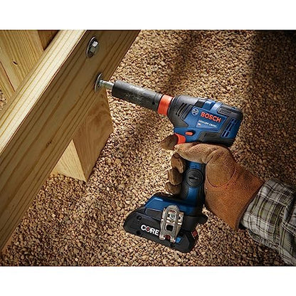 Bosch GDX18V-1800B12 18V Two-In-One 1/4 In. and 1/2 In. Bit/Socket Impact Driver/Wrench Kit with 2 Ah Standard Power Battery
