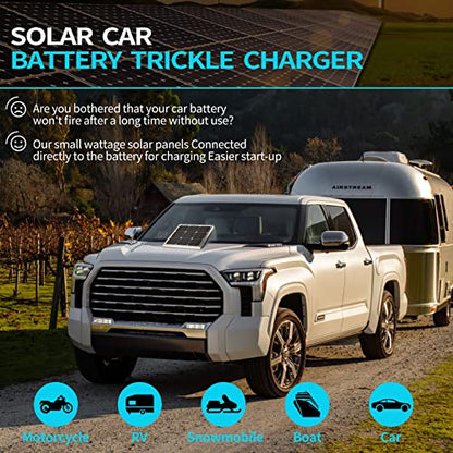 ACOPOWER 50W Mono Solar Panel,Waterproof Built-in Blocking Diode Small Solar Panels– Efficient 12V Battery Charger for RVs, Boats, and Off-Grid Applications - size: 50W