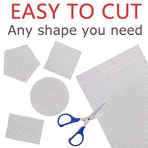 Tuklye Stainless Steel Wire Mesh Screen for Thermoplastic Repairs,Car Bumper Repair for Thermoplastic Repairs,5.9 x 7.9inch (150 x 200mm) Plastic Welding Kit 5 Pieces