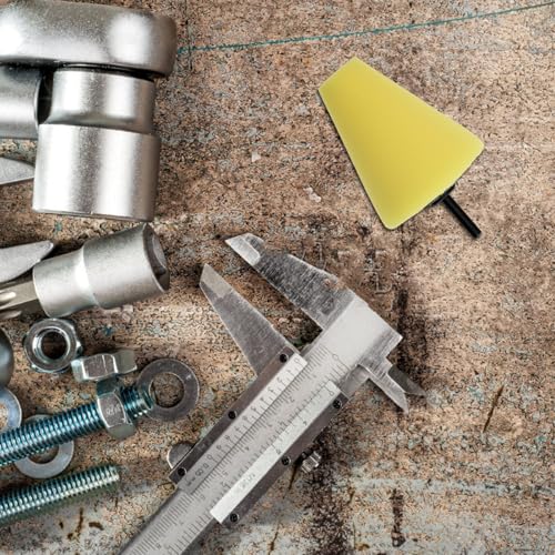 Car Polishing Wheel Sponge Buffing Pad for Drill with Conical Design, Easy to Install, Yellow Sponge Polishing Kit for Car Wheel Hub Detailing and Cleaning