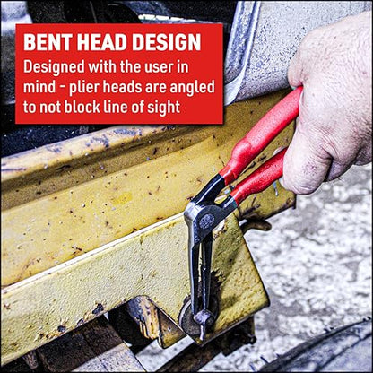EZRED KWP2 Kiwi Bent Head Needle-Nose Pliers, Set of 2