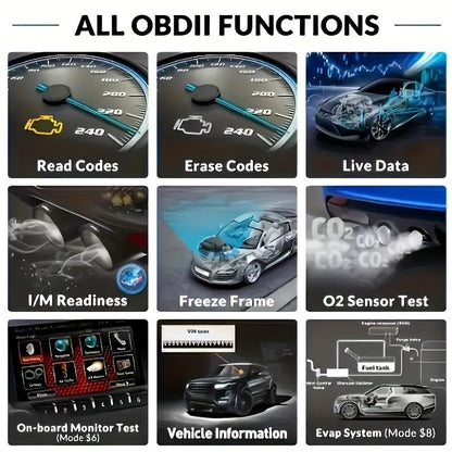 V520 OBD2 Diagnostic Scanner Tool - Quickly Engine Check Light Code Reader, Voltage Tester, I/M Readiness, Reset, and Code Eraser, Suitable for All OBD II Protocol Car & Truck Since 1996