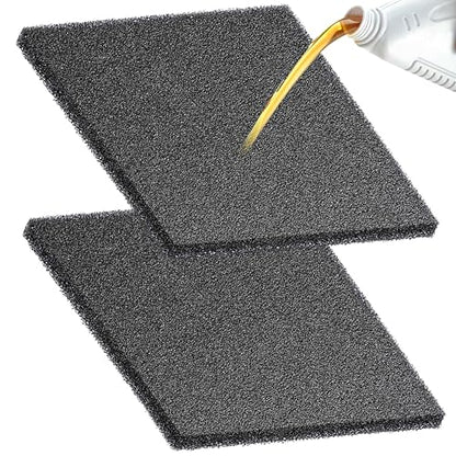 2 Pack Oil Change Kit, 19.7'' Oil Drain Pan Splash Pad Fits Most Drain Pans - size: 19.68'' Square - 2Pcs