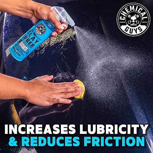 Chemical Guys, OG Clay Bar & Luber Synthetic Lube Kit, Medium Duty, 2-Piece | Light to medium clay bar with lubricant lifts overspray, fallout and bonded grime from paint, glass and metal - style: OG Light/ Medium Clay Bar Kit