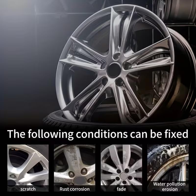 Chrome Polish Cream - Car Metal Polish for Rust & Oxidation Removal, Quick Refurbishment & Long-Lasting Protection for Chrome Wheels, Bumpers, Trim, Accessories