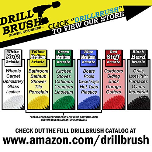 The Ultimate No-Wire Grill Brush Kit - BBQ Accessories - Drill Brush - Rust Remover - Cast Iron Skillet - Grill Cleaner - BBQ Brush - Grill Accessories - Grill Scraper - Electric Smoker - Gas Grill - color: Black