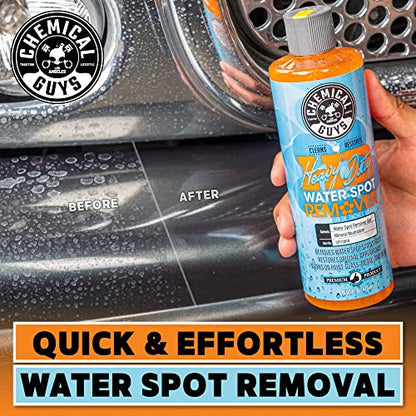 Chemical Guys, Heavy Duty Water Spot Remover Gel for Glass & Paint, 16 oz | Thick gel clings to glass and panels to tackle hard water stains and mineral marks, prepping for wax or ceramic - size: 16 Fl Oz (Pack of 1)