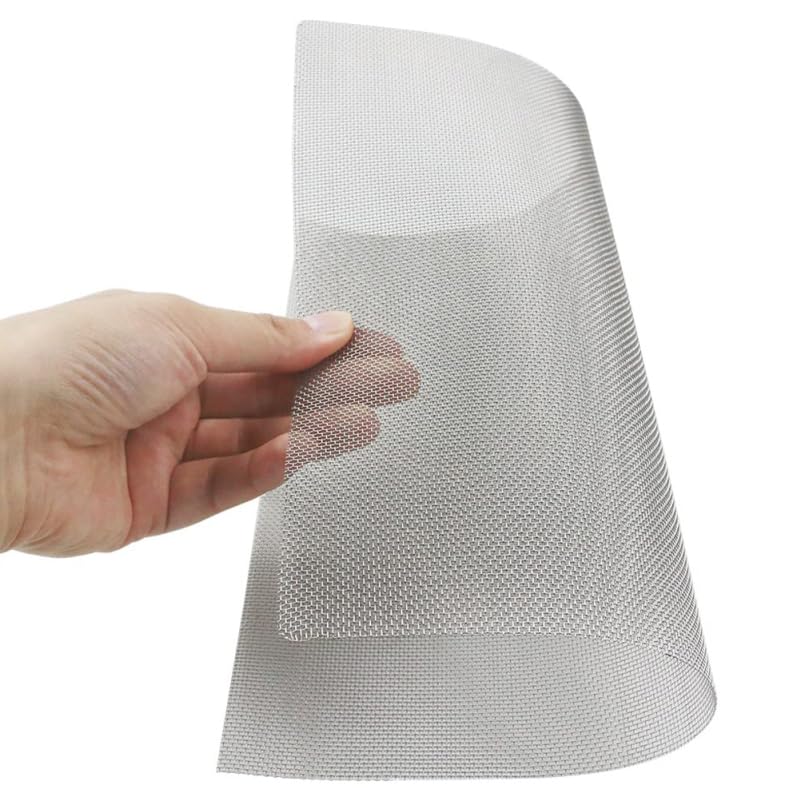 Car Bumper Repair Mesh Kit 8Pcs Plastic Welding Wire Screen for Quick Hole Fixing Durable Steel Mesh for Diy Auto Bumper Restoration