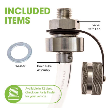 ValvoMax Oil Drain Valve - Quick Twist Oil Drain Plug for Mess-Free DIY Oil Changes - No Tools Required - 3/8-18 NPT Thread Size - Veteran-Owned American Brand - size: 3/8-18