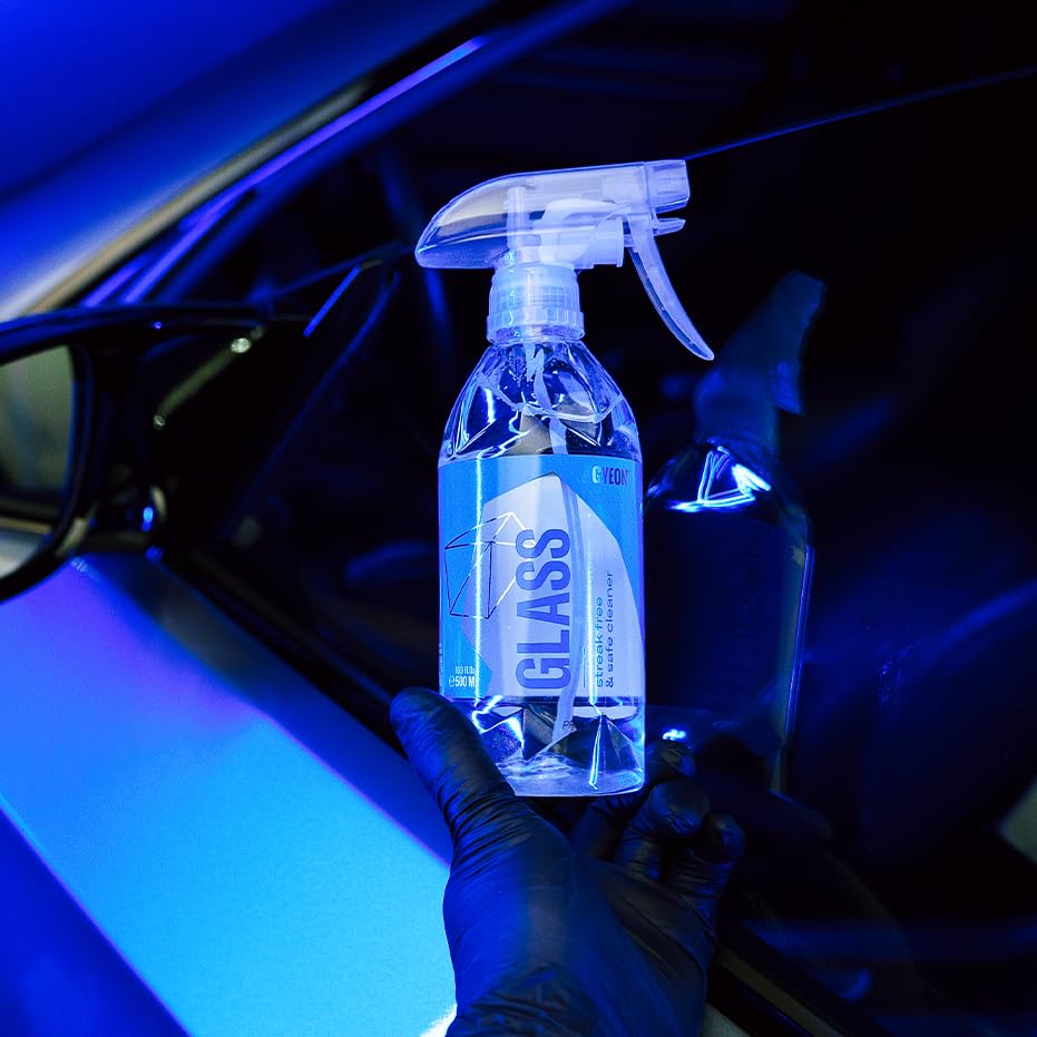 Gyeon Glass Streak Free Automotive Glass Cleaner Professional Grade Ammonia Free Tint Safe Removes Fingerprints Oil Film Interior Safe Enhances Clarity For Windows Windshield Mirror Screens - size: 4000 ml