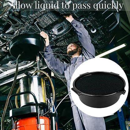 5 Pack 15'' Oil Drain Splash Pad, Oil Splash Pad for Car Changing Oil Transmission Drain Pan, Oil Change Splash Pad for Mechanics and Automotive Techs, Black - size: 5 PCS 15 IN