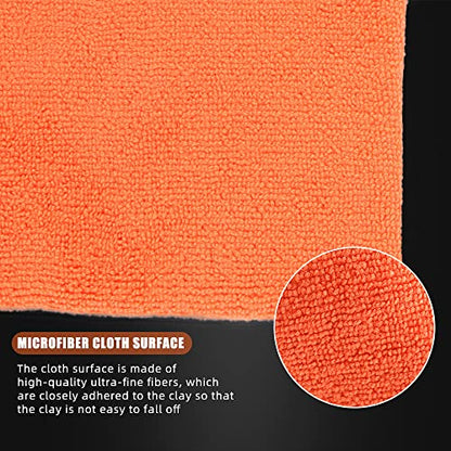 SPTA Clay Mitt, Medium Grade Clay Bar Infused Mitt, Synthetic Clay Glove, Car Detailing Glove Quickly Removes Debris,Embedded Contaminants,Tree Sap & Brake Dust from Your Paint,Glass,Wheels, & More - color: Clay Mitt