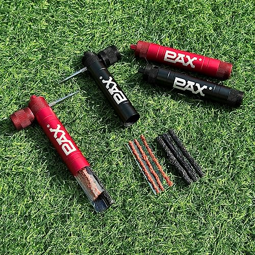 PAX Red Mountain Bike Tubeless Tire Repair Kit, Plus 5mm Hex Key for Emergency Bicycle Repair Kit, Fix Road Bicycle Tire Punctures - color: Red, 5mm Hex key