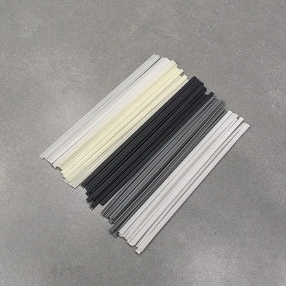 Plastic welding kit, ABS PP PVC PE plastic welding rod, welding repair strip, car bumper repair tool, plastic welding gun soldering iron accessories, car bumper/kayak repair welding materials