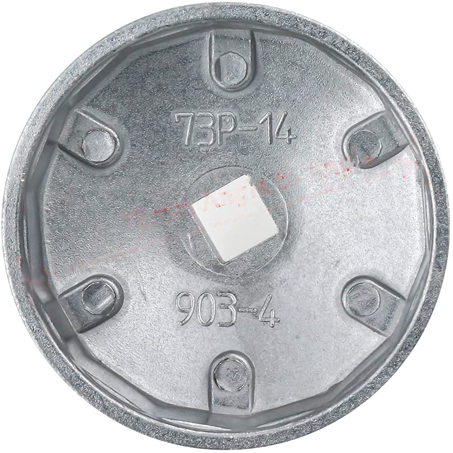 Oil Filter Cap Wrench 74mm Max Inner Dia Aluminum Alloy 14 Flute Model 903-4 - size: Model 903-4